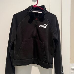 Puma Black Half-Zip Sweatshirt